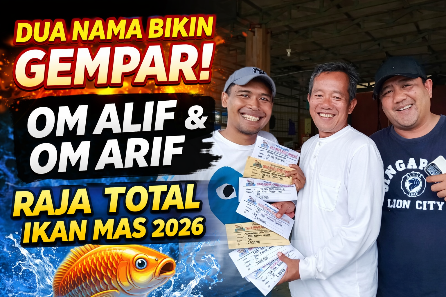 Om Alif hasilkan ikan mas terbanyak